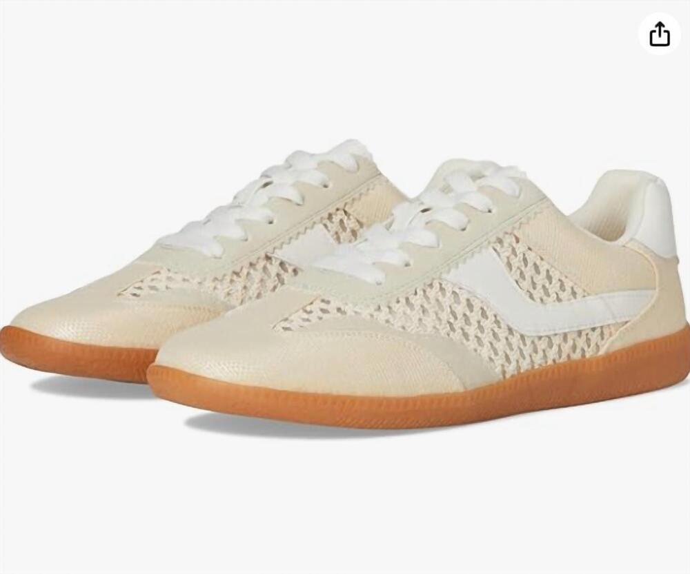 NEW DIRTY LAUNDRY women's tropics sneaker in ivory